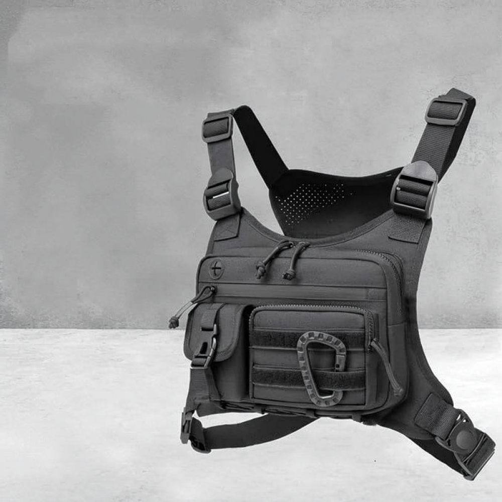 Outdoor Sport Climbing Gear - Taktische Brusttasche aus Oxford-Gewebe für Herren,