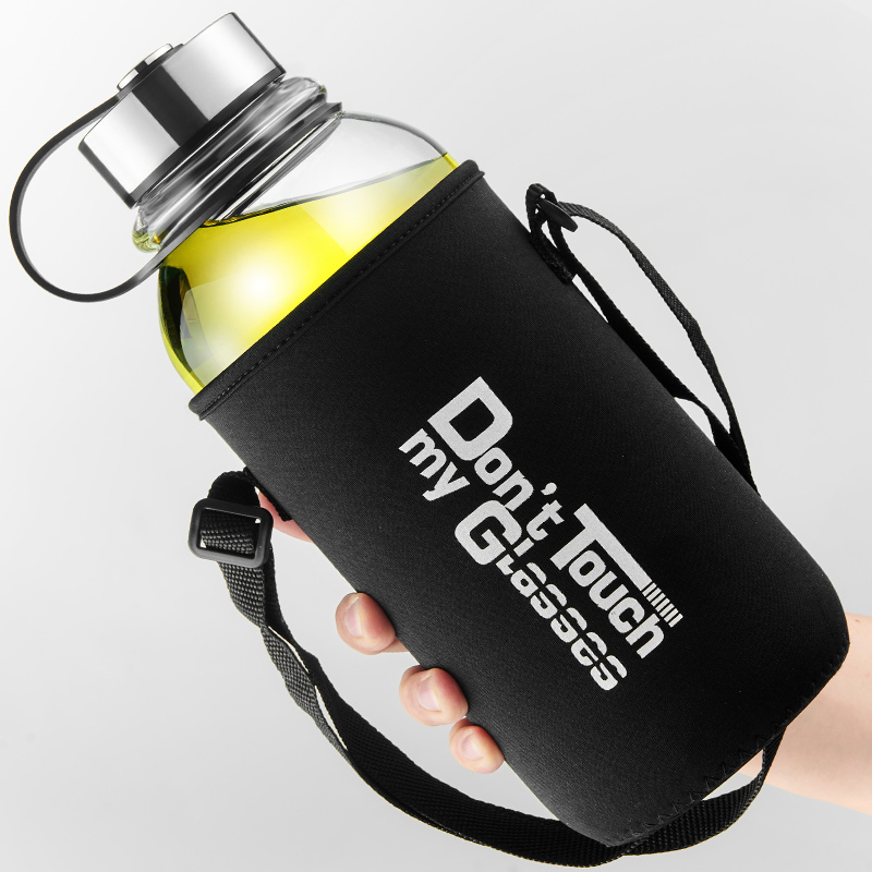 Gianxi große Kapazität Glas Wa – Outdoor Sport Glass Water Bottle Bewertung und Preis
