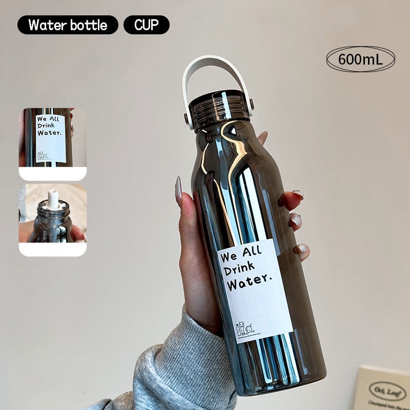 600-ml-Wasserflasche aus dicke – Outdoor Sport Glass Water Bottle Bewertung und Preis
